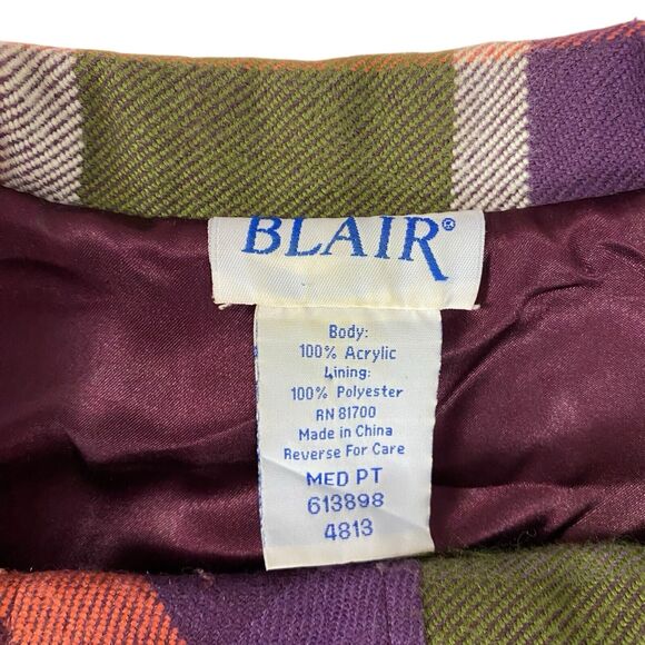 Blair Blazer Womens PM Plaid Jacket Cabin Check Career Professional Work Office - Picture 6 of 16